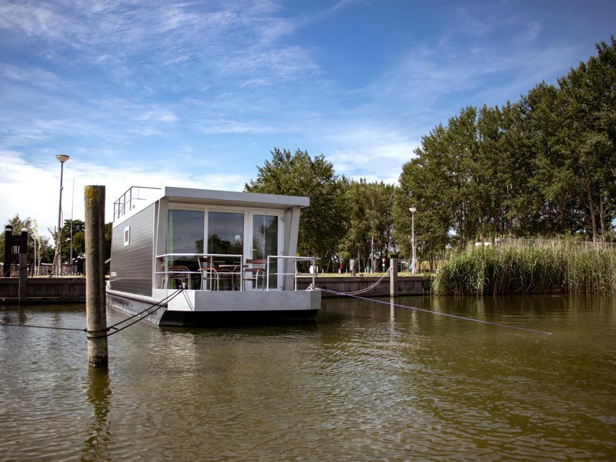 Houseboat uitzicht over veluwemeer, natuurlokatie, prachtige vergezichten Biddinghuizen Buitenkant foto